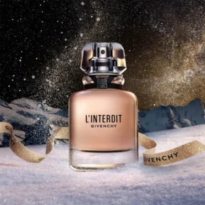 Bijeli cvijet ukršten tamnim drvenim akordom. L'Interdit Eau de Parfum za žene.A white flower crossed with a dark woody accord. L'Interdit Eau de Parfum for women