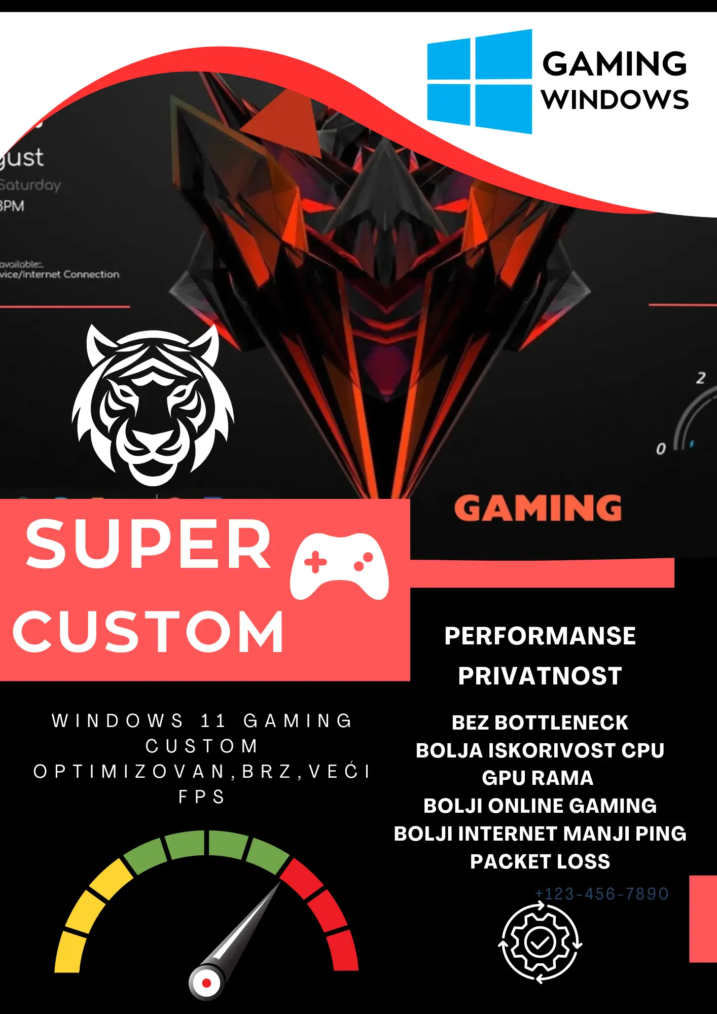 Gaming Windows Custom